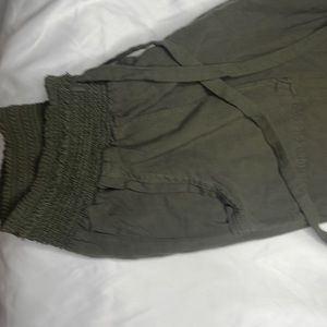 Large “Ci Sono” army green tint Joggers